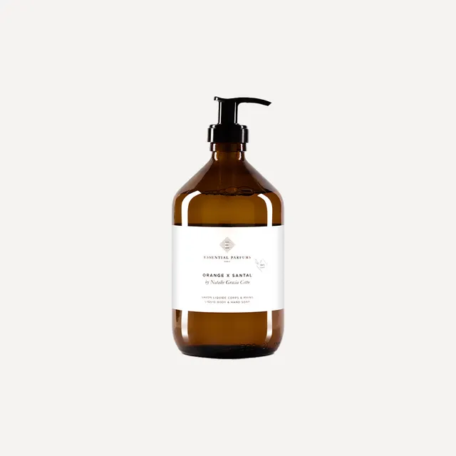 essential-parfums-orange-x-santal-savon-liquide-corps-mains-500-ml-2 image 1