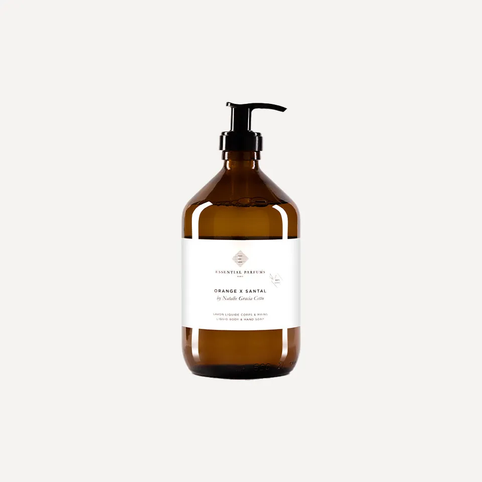 essential-parfums-orange-x-santal-savon-liquide-corps-mains-500-ml-2 image 1
