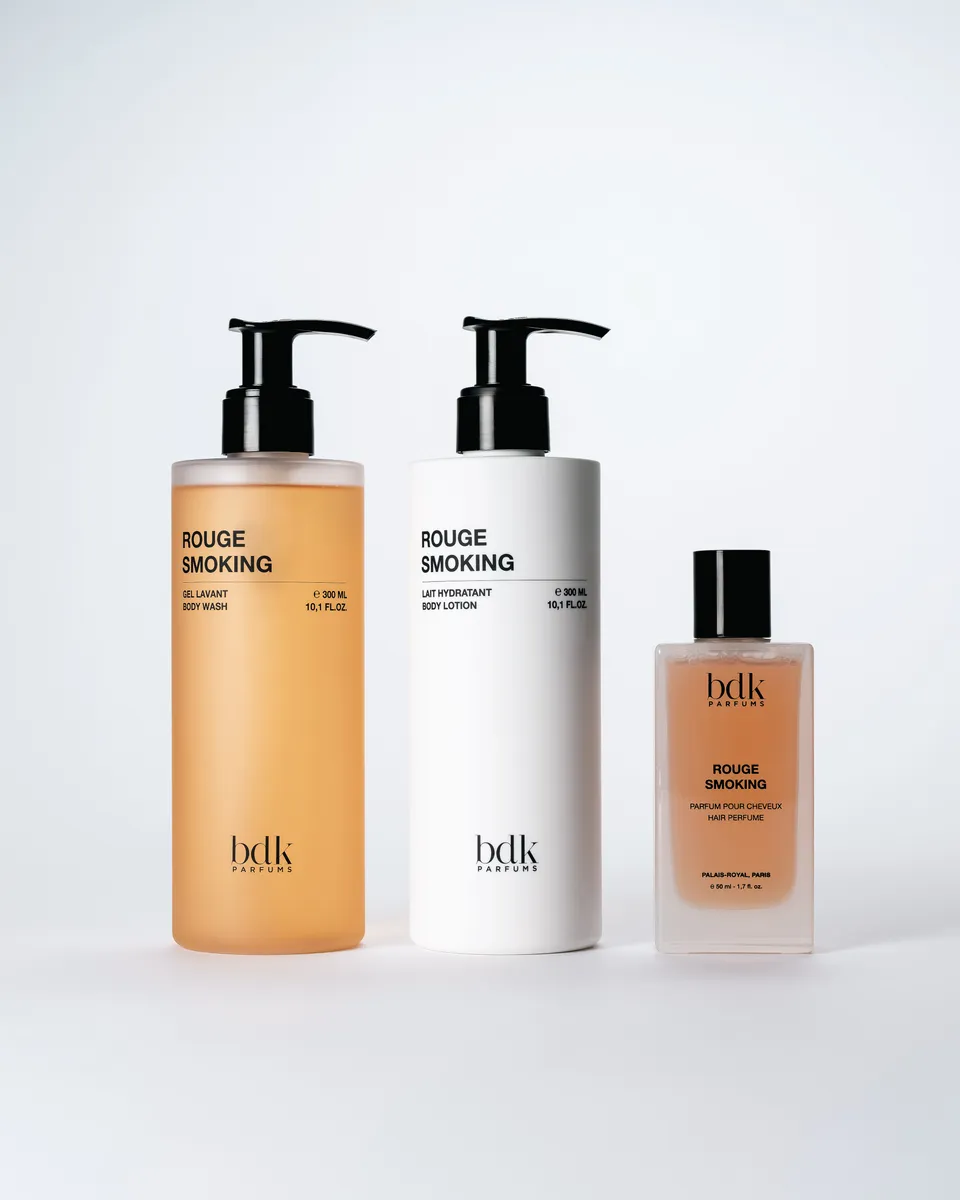 bdk-parfums-rouge-smoking-le-soin-parfum-trio-corps-et-cheveux image 1